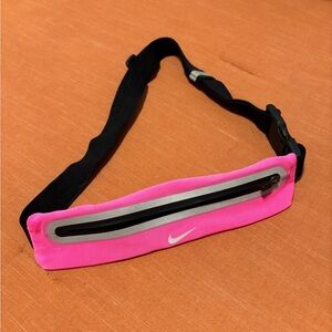 Nike Pink and Black Fitness Belt